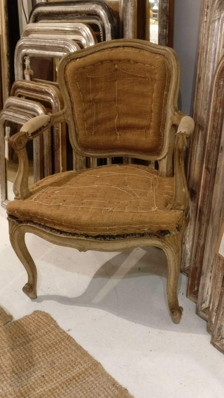 Pair of French 18th century fauteuils