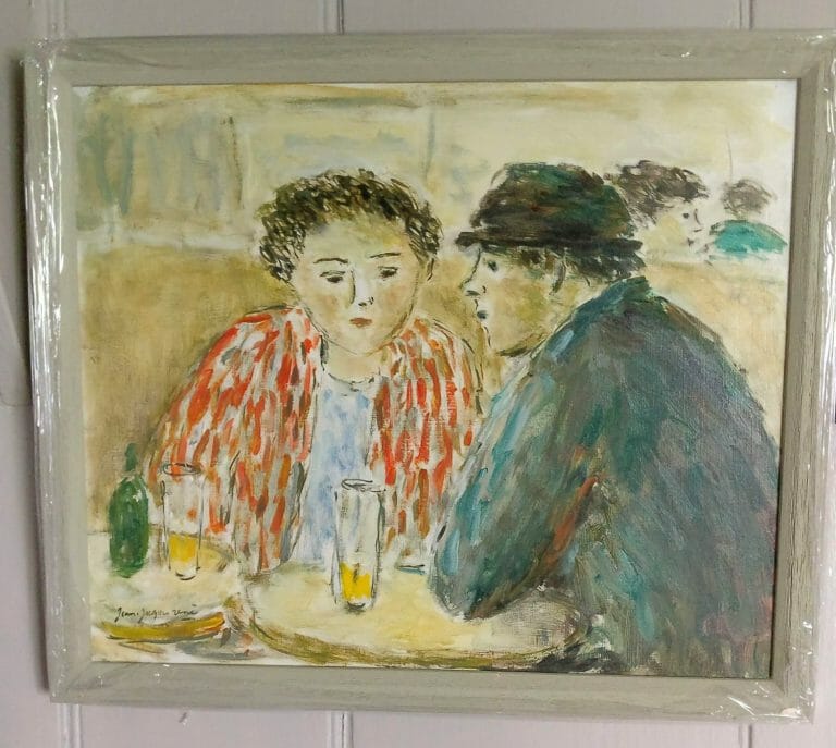 Couple in a café