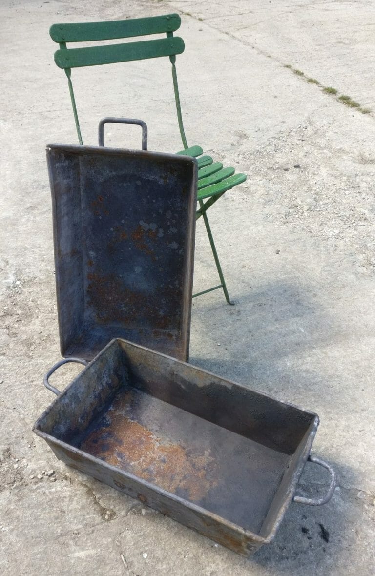 Foundry trugs for planters