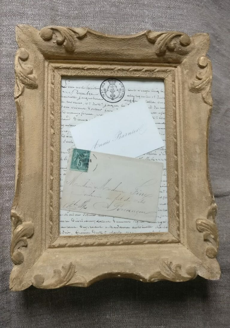 French framed papers