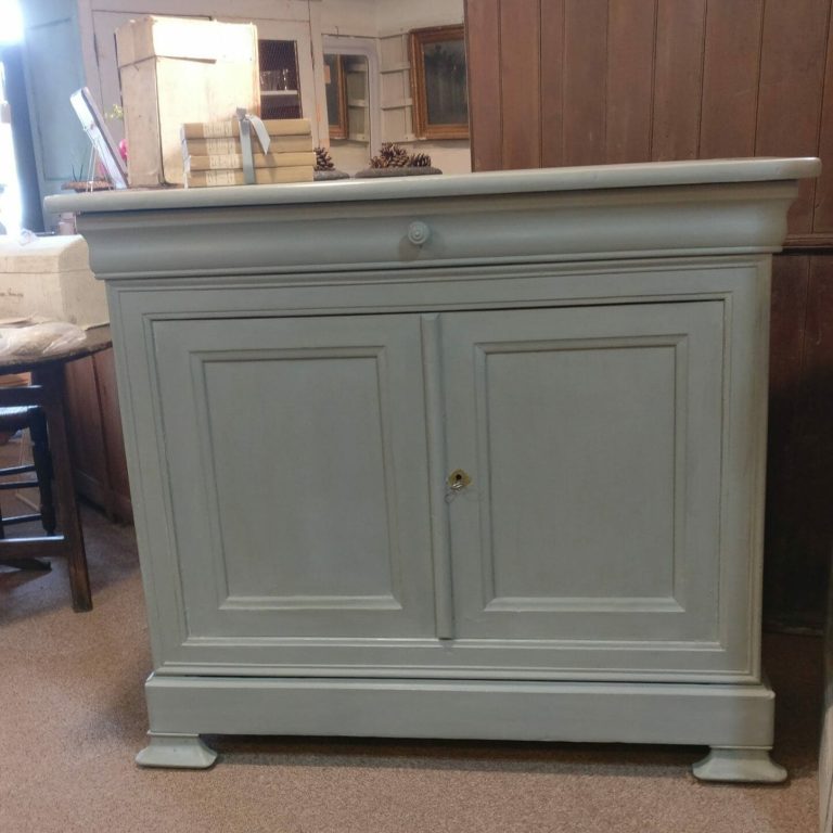 French painted buffet with secret drawer