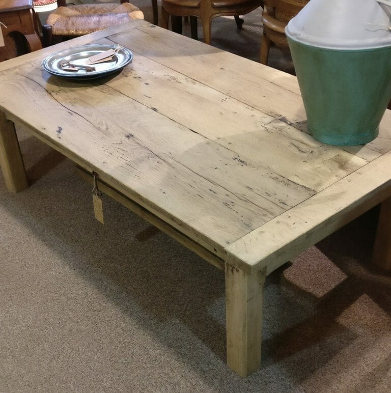 French oak coffee table