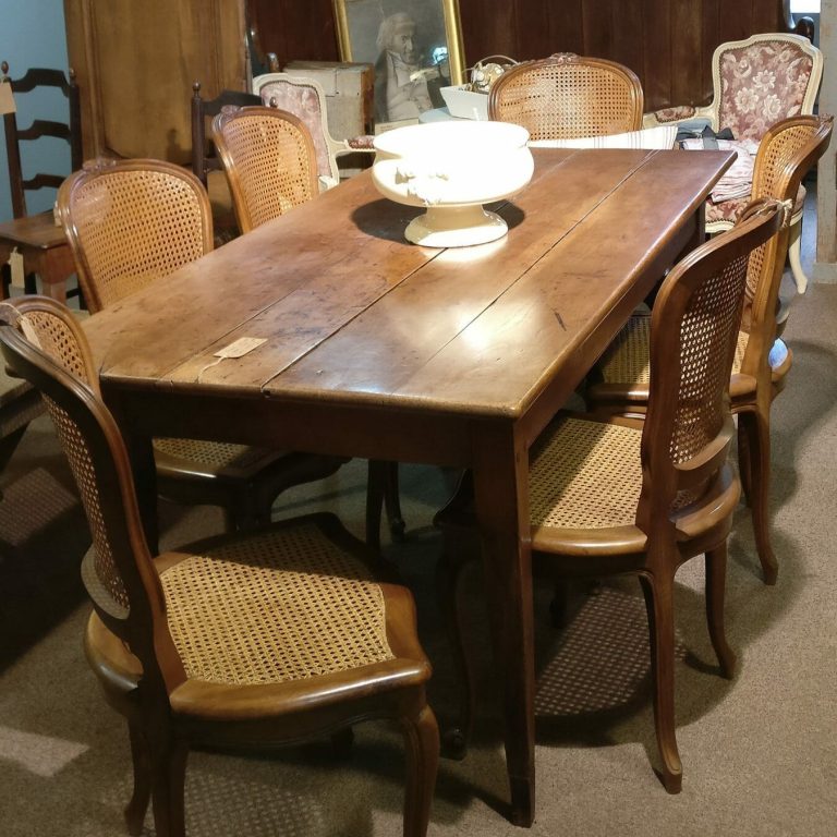 French fruitwood dining table