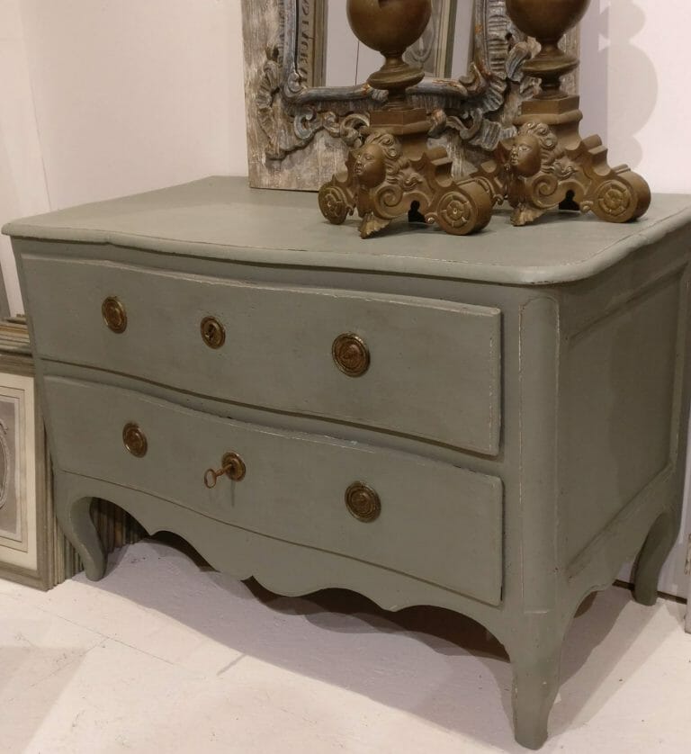 Eighteenth century painted French commode