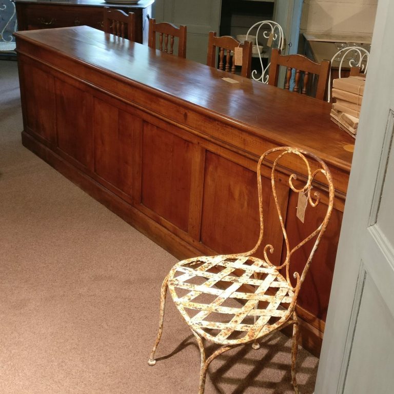 Cherrywood and oak French shop counter