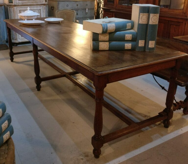 Large oak table