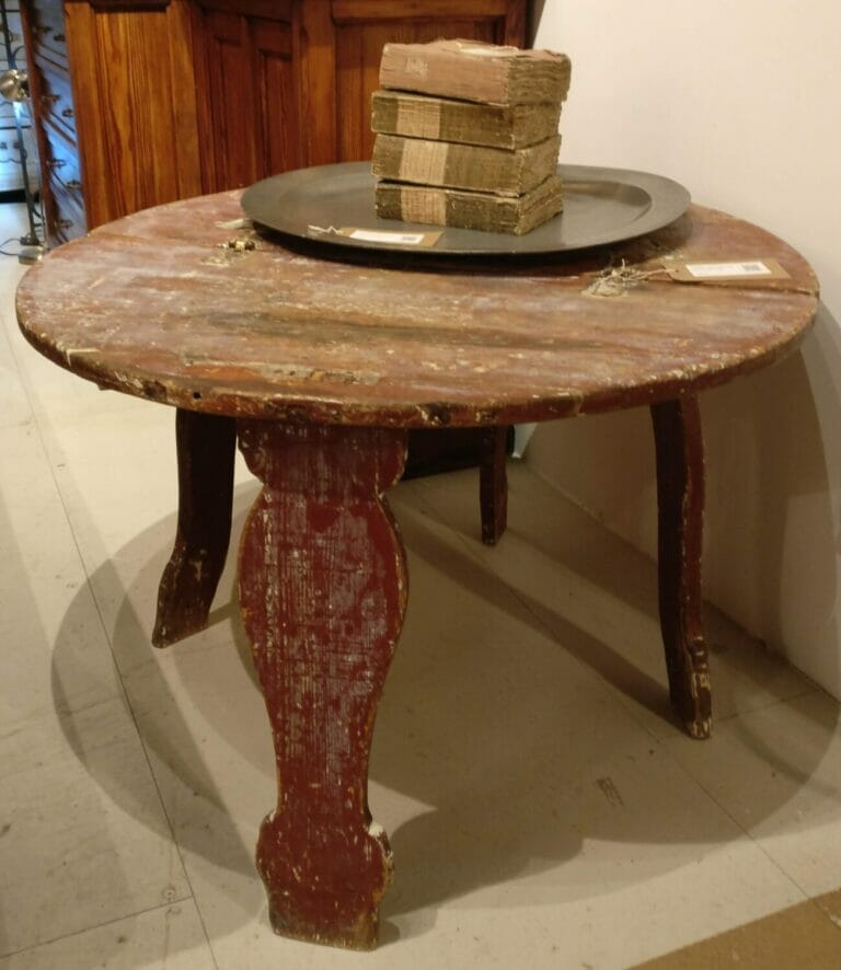 Swedish dry scraped coffee table