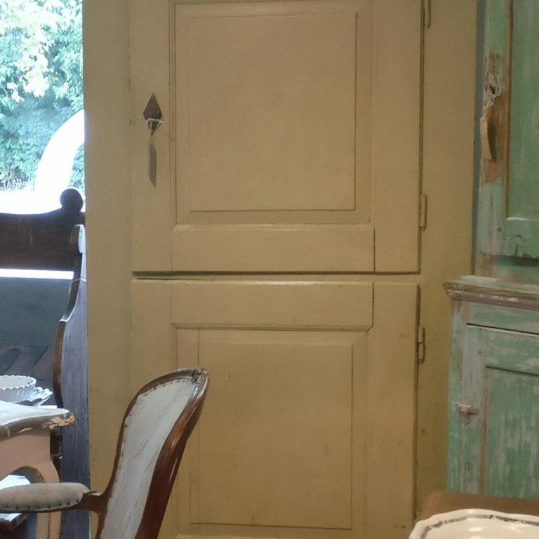 One part painted French cupboard