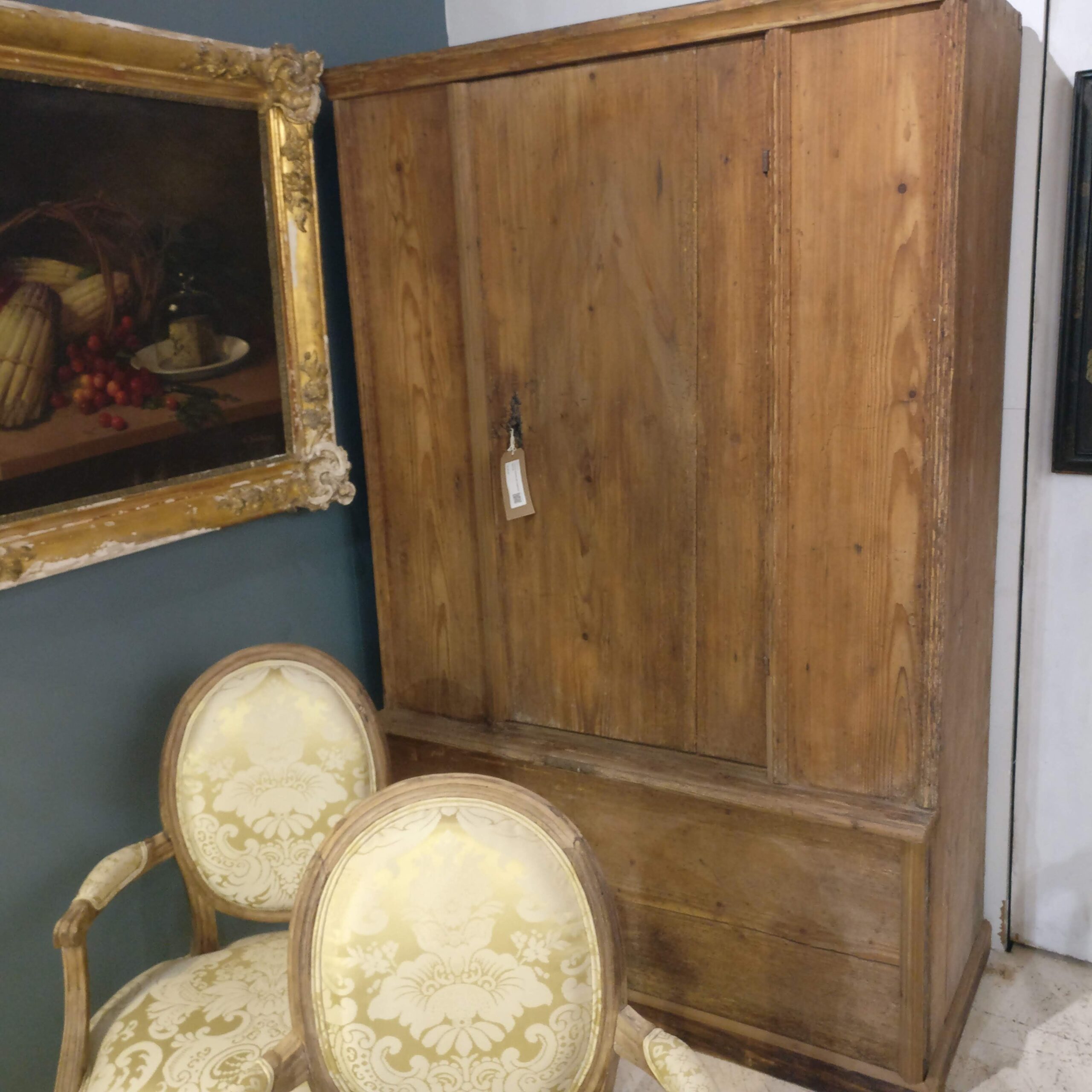 19th century French pine cupboard