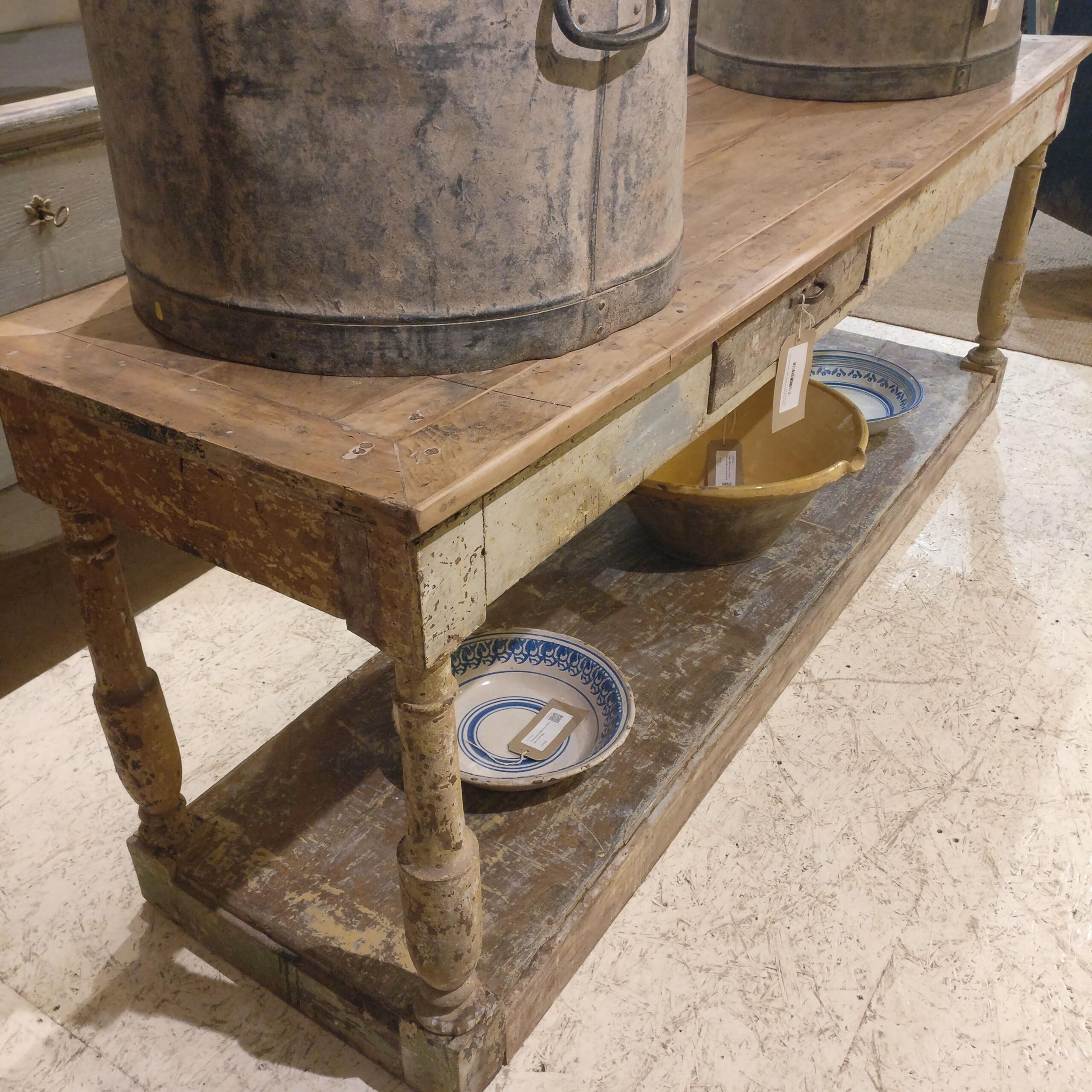 19th century French draper's table