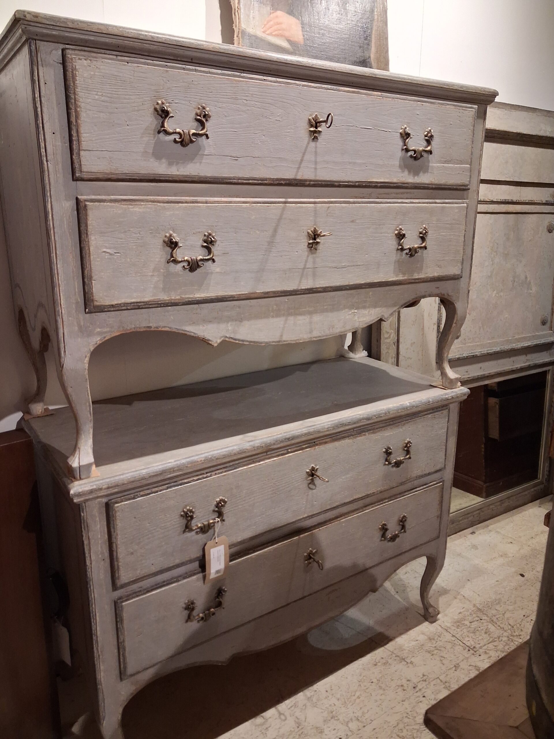 Pair of Italian painted commodes